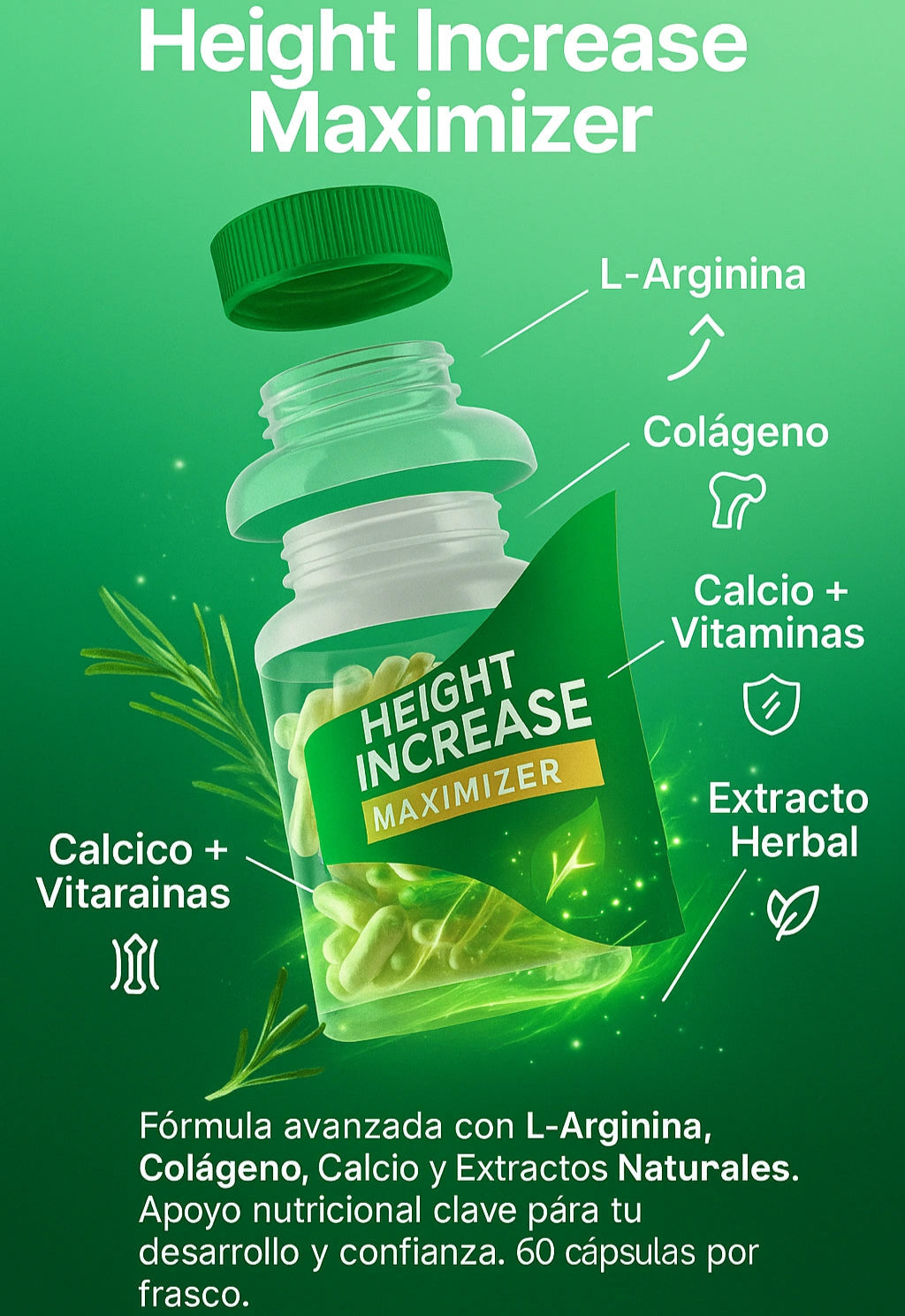 PREZANT Vital+ 62 cápsulas: Nutrición avanzada, El secreto natural para tu bienestar interior