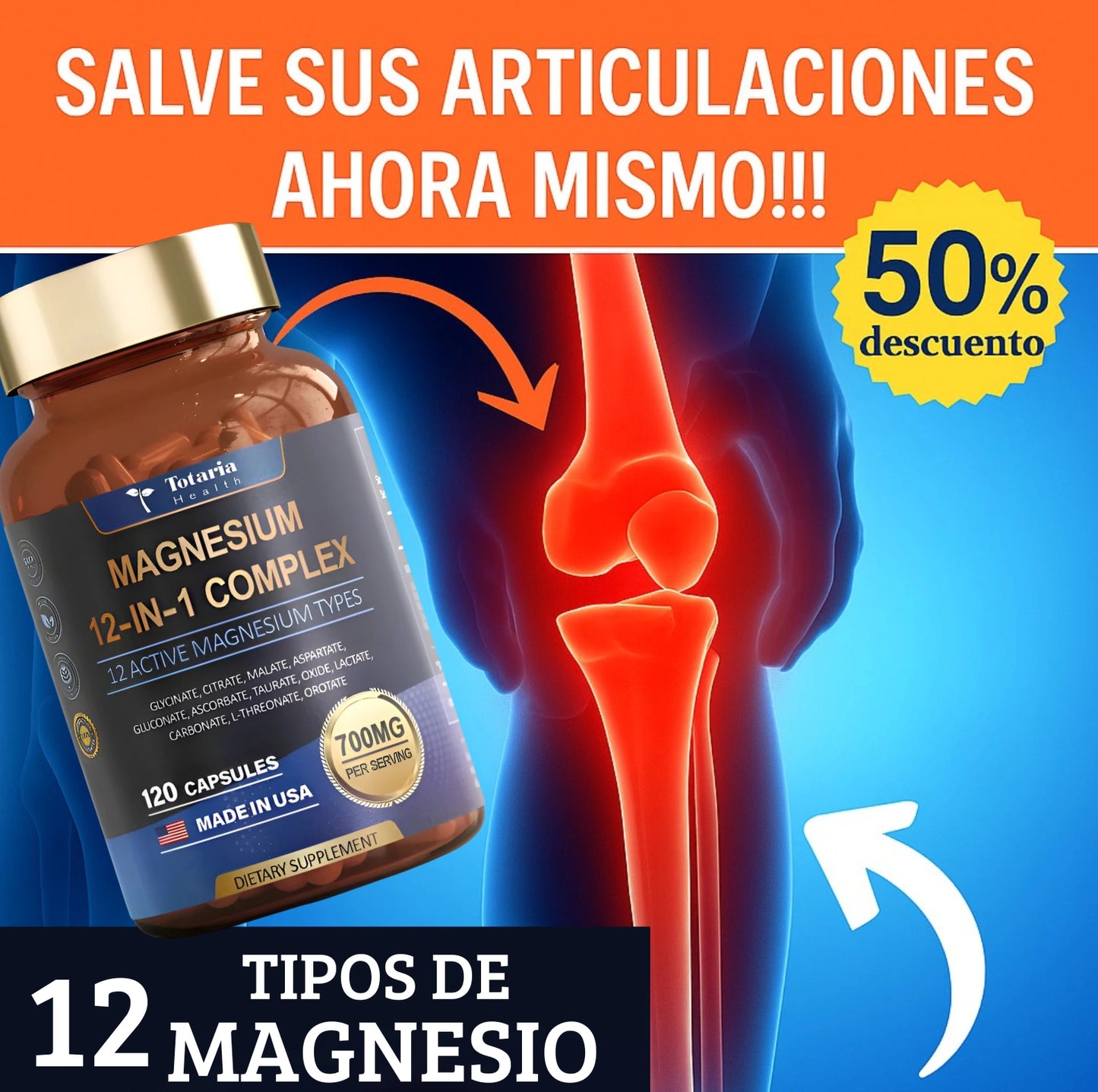 Magnesio 12 in 1 Complex Original™- absorción superior, descanso real y bienestar comprobado