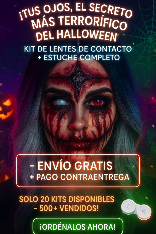 LENTES DE CONTACTO- El detalle que hace tu disfraz inolvidable