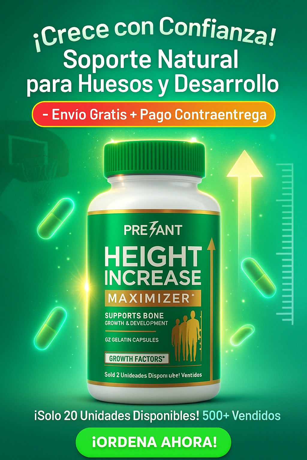 PREZANT Vital+ 62 cápsulas: Nutrición avanzada, El secreto natural para tu bienestar interior