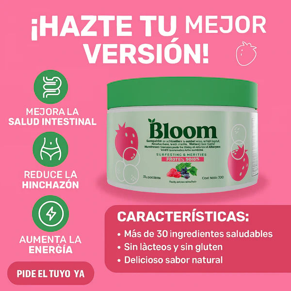 Bloom Nutrition Greens – Empieza tu día con energía y una digestión ligera.