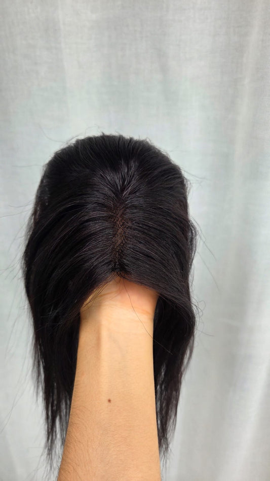 Topper de Cabello Natural 100% Humano