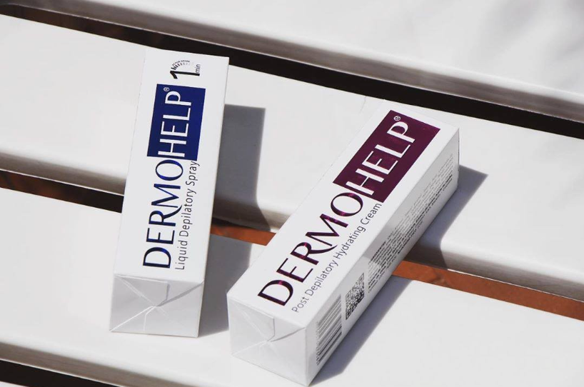 DERMOHELP – Depila en solo 1 minuto sin dolor. Fórmula con extractos naturales+🎁Crema hidratante Gratis